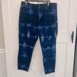 Ralph Lauren Tie Dye Skinny Jeans retro vibe 12p